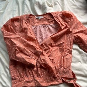 Madewell wrap top